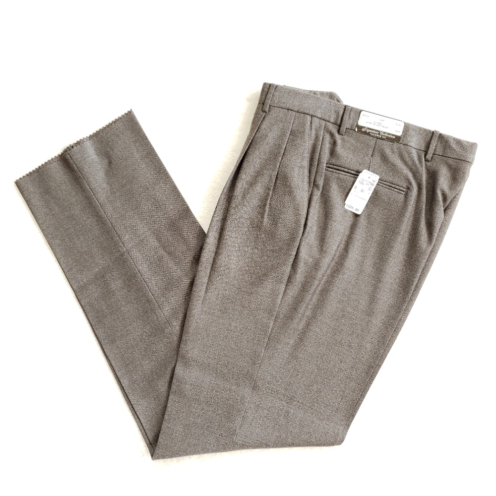 Jos. A. Bank Tailored Fit Unhemmed Pants - Picture 1 of 12